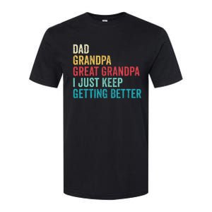 Fathers Day Grandpa Gift From Grand Dad Great Grandpa Softstyle CVC T-Shirt