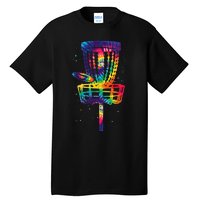 Funny Disc Golf Tie Dye Disc Golf Clothing Tall T-Shirt