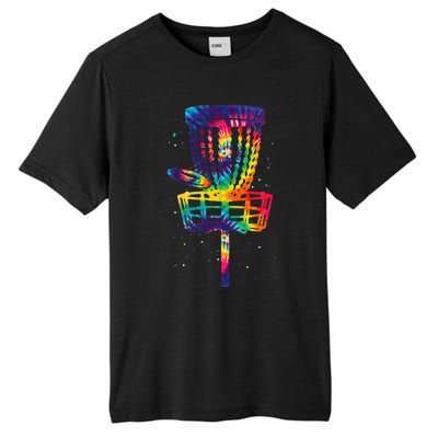 Funny Disc Golf Tie Dye Disc Golf Clothing Tall Fusion ChromaSoft Performance T-Shirt