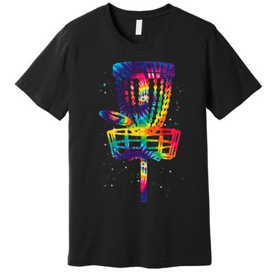 Funny Disc Golf Tie Dye Disc Golf Clothing Premium T-Shirt