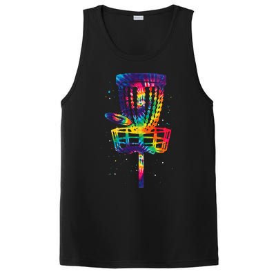 Funny Disc Golf Tie Dye Disc Golf Clothing PosiCharge Competitor Tank