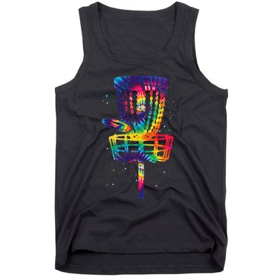 Funny Disc Golf Tie Dye Disc Golf Clothing Tank Top