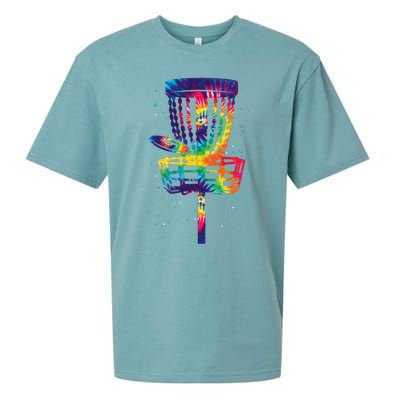 Funny Disc Golf Tie Dye Disc Golf Clothing Sueded Cloud Jersey T-Shirt