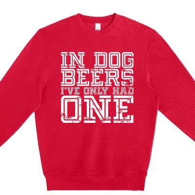 Funny Drinking Gifts For Beer Lover Drinks Premium Crewneck Sweatshirt