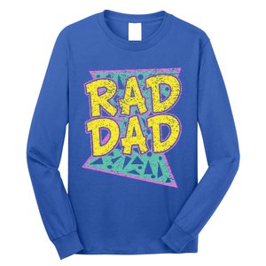 FatherS Day Gift For Daddy Rad Dad Long Sleeve Shirt