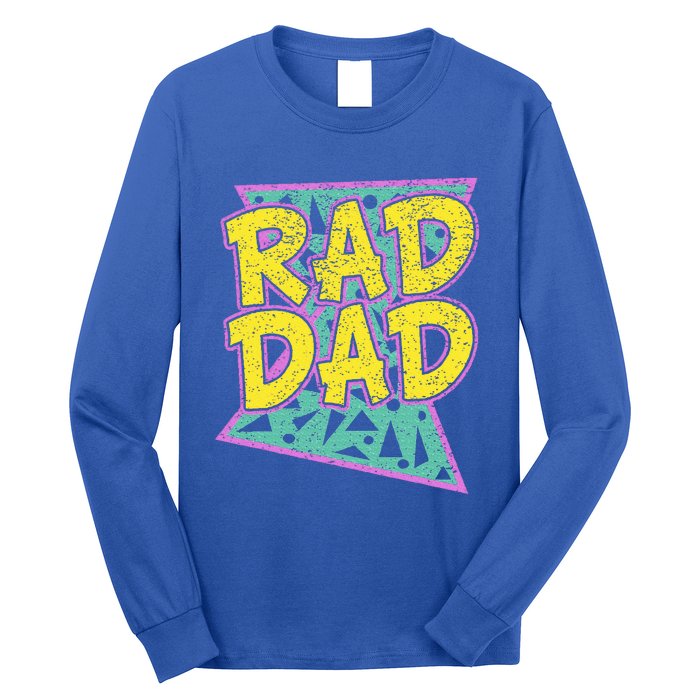 FatherS Day Gift For Daddy Rad Dad Long Sleeve Shirt