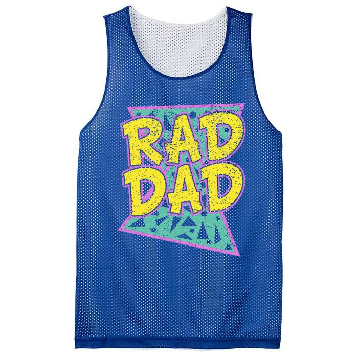 FatherS Day Gift For Daddy Rad Dad Mesh Reversible Basketball Jersey Tank