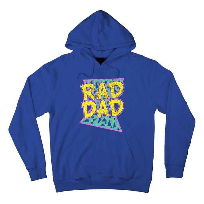 FatherS Day Gift For Daddy Rad Dad Tall Hoodie