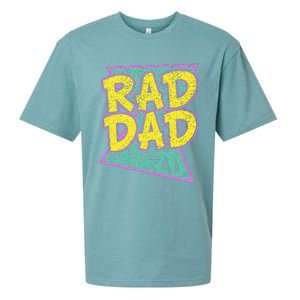 FatherS Day Gift For Daddy Rad Dad Sueded Cloud Jersey T-Shirt