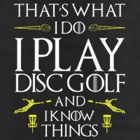 Funny Disc Golf That's What I do I play Disc Golf 7 Panel Mesh Trucker Snapback Hat