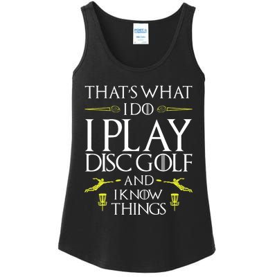 Funny Disc Golf That's What I do I play Disc Golf Ladies Essential Tank