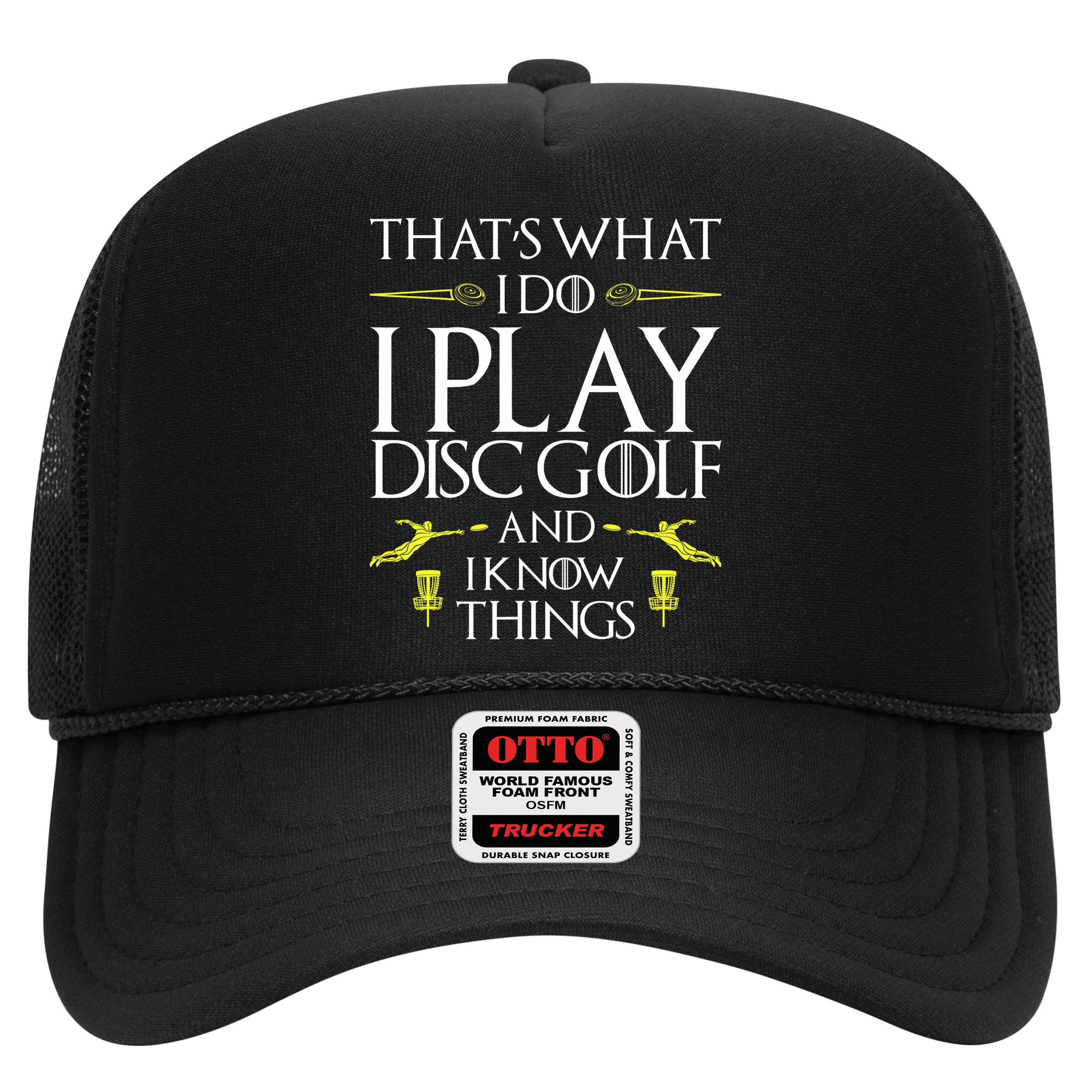 Funny Disc Golf That's What I do I play Disc Golf Hat