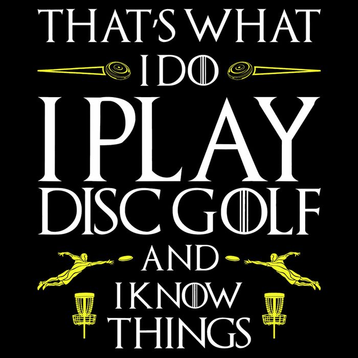 Funny Disc Golf That's What I do I play Disc Golf Women's V-Neck T-Shirt