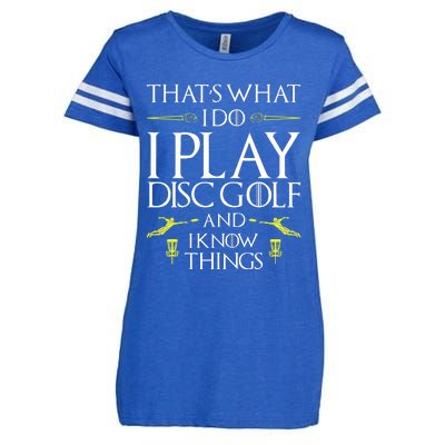 Funny Disc Golf That's What I do I play Disc Golf Enza Ladies Jersey Football T-Shirt