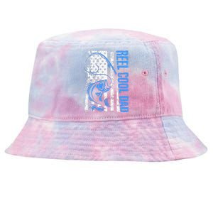 Fathers Day Gifts Funny Fishing Reel Cool Papa Dad Joke Tie-Dyed Bucket Hat