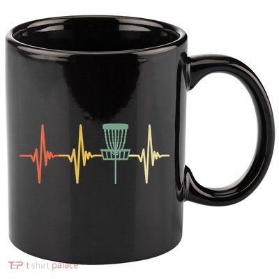 Funny Disc Golf Vintage Disc Sport Frisbee Saying 11oz C Handle Ceramic Mug