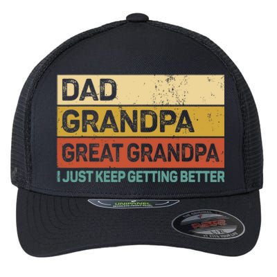 Fathers Day Gift from Grand Dad Grandpa Great Grandpa Flexfit Unipanel Trucker Cap