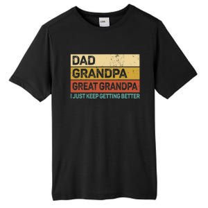 Fathers Day Gift from Grand Dad Grandpa Great Grandpa Tall Fusion ChromaSoft Performance T-Shirt