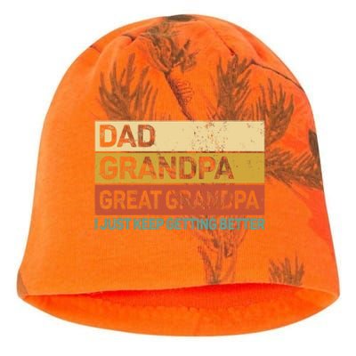 Fathers Day Gift from Grand Dad Grandpa Great Grandpa Kati - Camo Knit Beanie