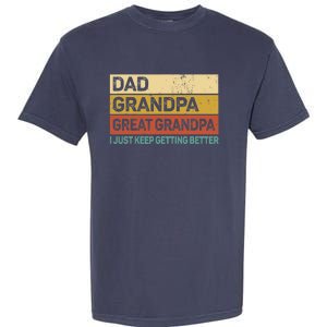 Fathers Day Gift from Grand Dad Grandpa Great Grandpa Garment-Dyed Heavyweight T-Shirt