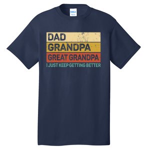 Fathers Day Gift from Grand Dad Grandpa Great Grandpa Tall T-Shirt