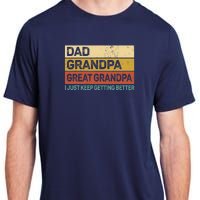 Fathers Day Gift from Grand Dad Grandpa Great Grandpa Adult ChromaSoft Performance T-Shirt