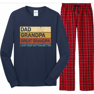 Fathers Day Gift from Grand Dad Grandpa Great Grandpa Long Sleeve Pajama Set