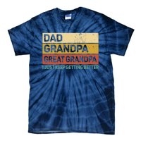 Fathers Day Gift from Grand Dad Grandpa Great Grandpa Tie-Dye T-Shirt