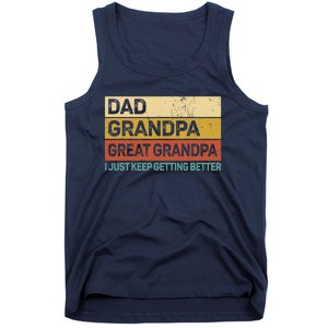 Fathers Day Gift from Grand Dad Grandpa Great Grandpa Tank Top