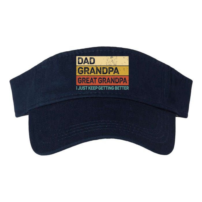 Fathers Day Gift from Grand Dad Grandpa Great Grandpa Valucap Bio-Washed Visor