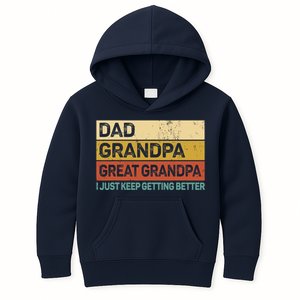 Fathers Day Gift from Grand Dad Grandpa Great Grandpa Kids Hoodie