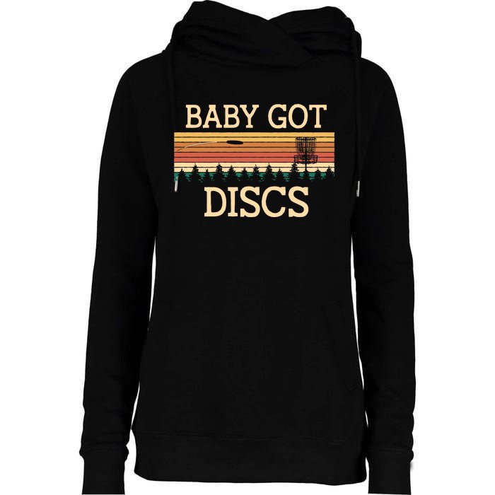 Funny Disc Golf Humor Golfer Pun Couples Womens Funnel Neck Pullover Hood