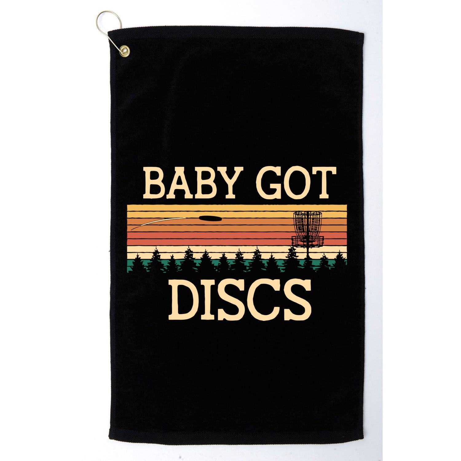 Funny Disc Golf Humor Golfer Pun Couples Golf Towel