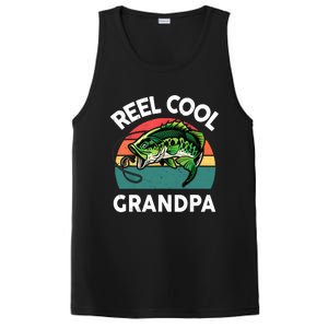 Fathers Day Gift Reel Cool Grandpa Dad Papa PopPop Fishing PosiCharge Competitor Tank