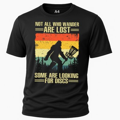 Funny Disc Golf Art Cooling Performance Crew T-Shirt