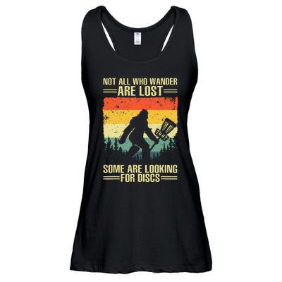 Funny Disc Golf Art Ladies Essential Flowy Tank