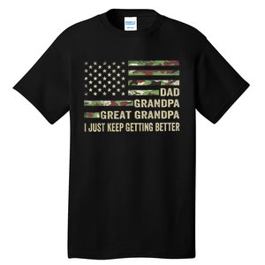  Fathers Day Gift from GrandKid Dad Grandpa Great Grandpa Tall T-Shirt