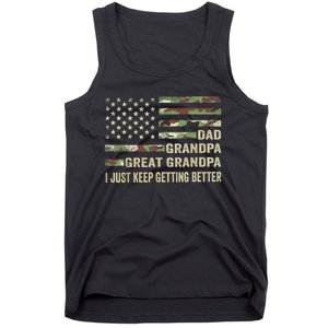  Fathers Day Gift from GrandKid Dad Grandpa Great Grandpa Tank Top