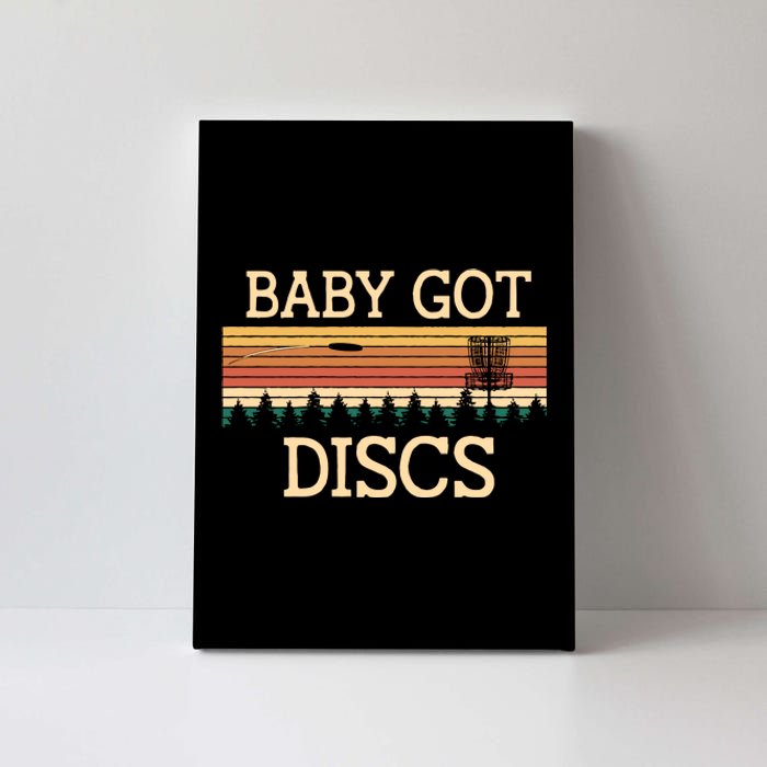 Funny Disc Golf Humor Golfer Pun Couples Canvas