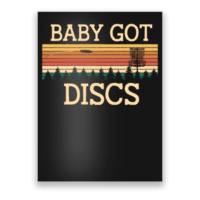 Funny Disc Golf Humor Golfer Pun Couples Poster