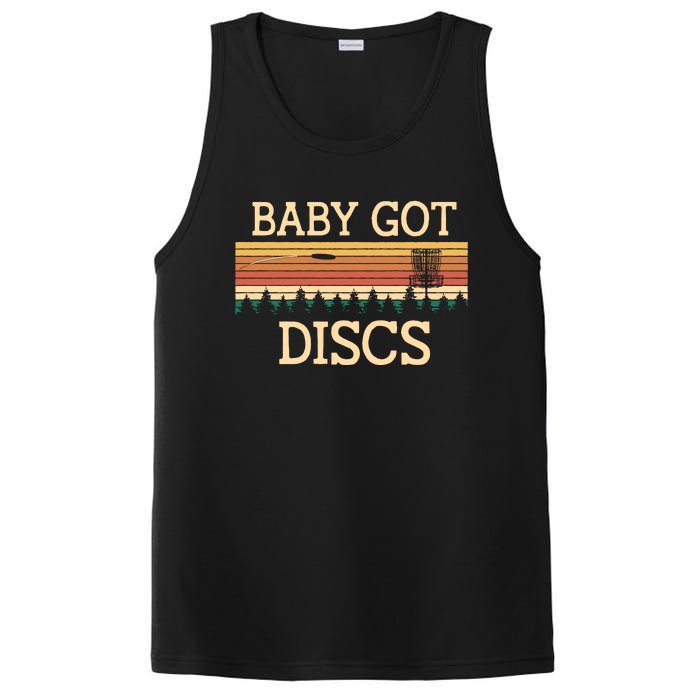 Funny Disc Golf Humor Golfer Pun Couples PosiCharge Competitor Tank