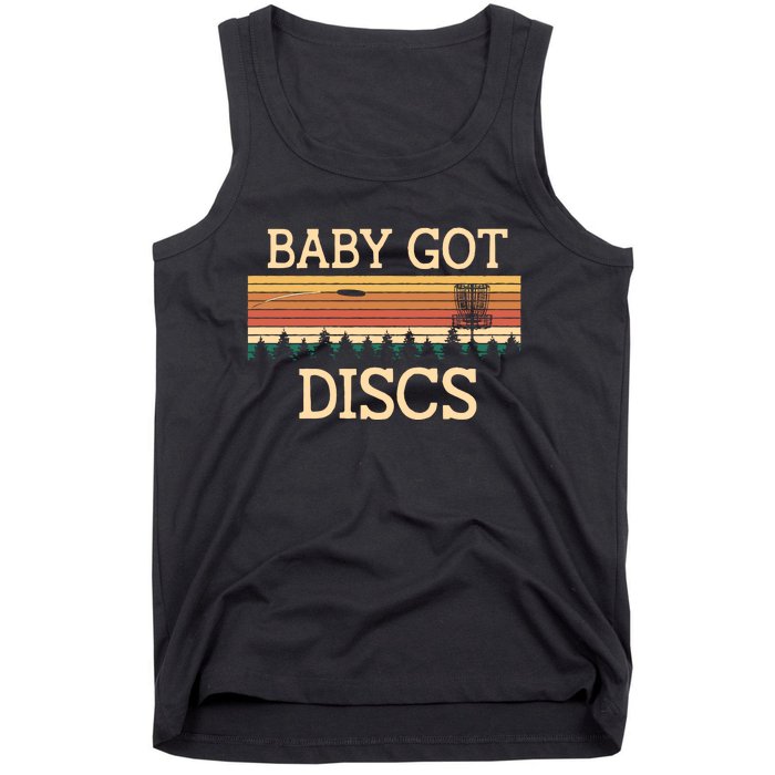 Funny Disc Golf Humor Golfer Pun Couples Tank Top