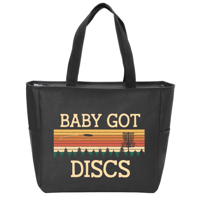 Funny Disc Golf Humor Golfer Pun Couples Zip Tote Bag