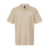 Fathers Day Gift From Daughter Wife Awesome Like My Daughter Softstyle Adult Sport Polo