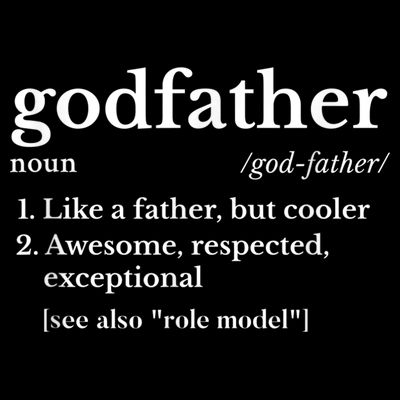  Fathers Day Gift For Godfather Gifts From Godchild Shirt T-Shirt