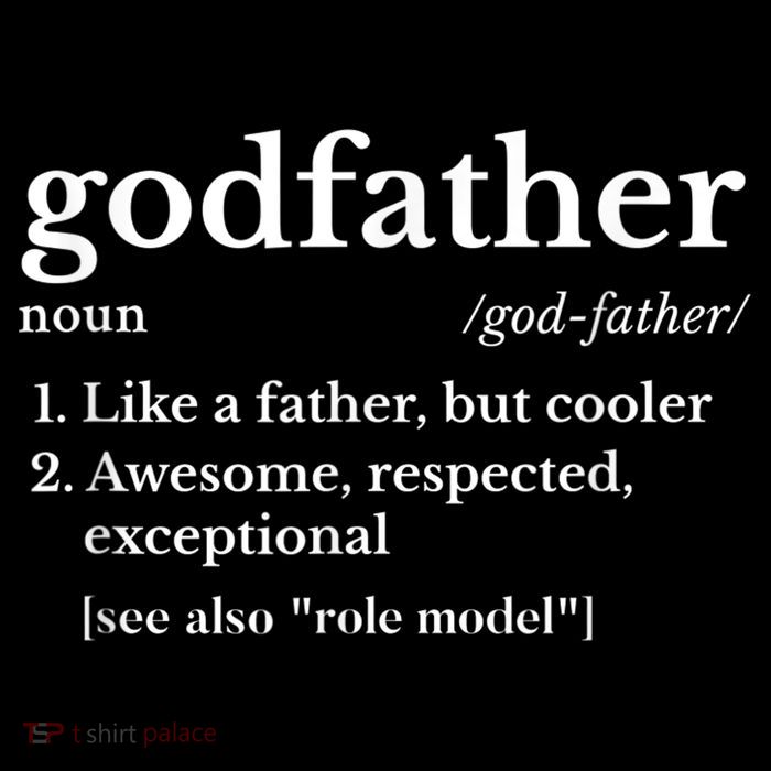  Fathers Day Gift For Godfather Gifts From Godchild Shirt Premium T-Shirt