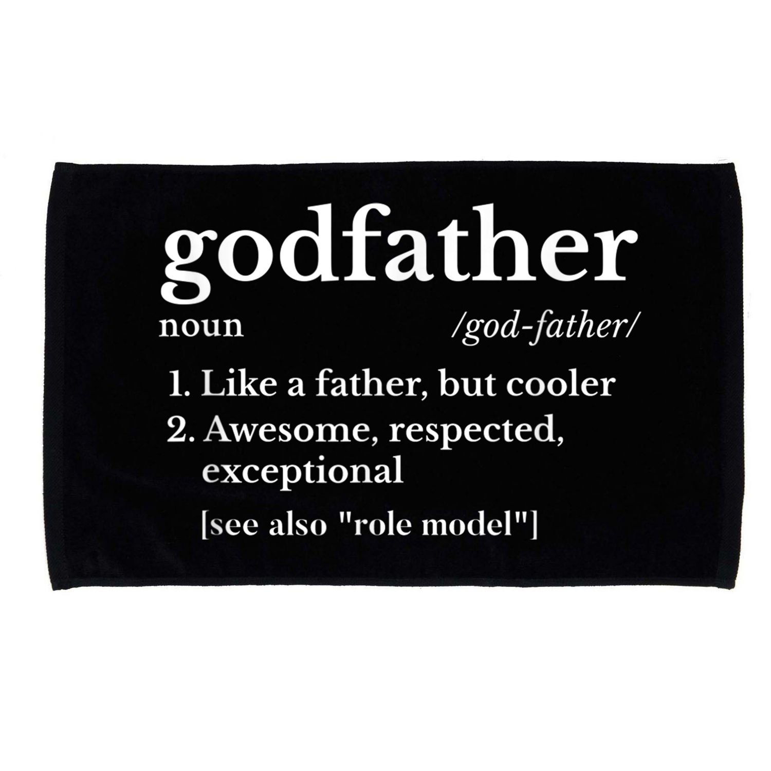  Fathers Day Gift For Godfather Gifts From Godchild Shirt Microfiber Hand Towel