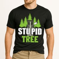 Funny Disc Golf Stupid Tree Cooling Performance Crew T-Shirt