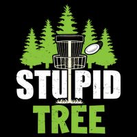 Funny Disc Golf Stupid Tree Cooling Performance Crew T-Shirt
