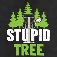 Funny Disc Golf Stupid Tree Adult Drive Performance Visor